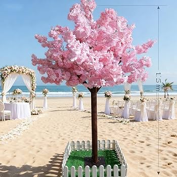 Milk‐tree♡ Amazon.com: Artificial Cherry BlossomTrees Weeping Cherry